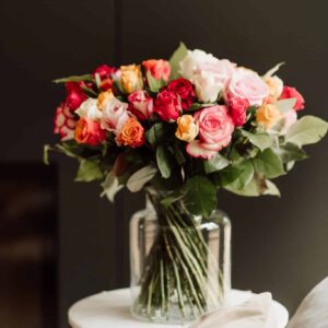boeket mix rozen